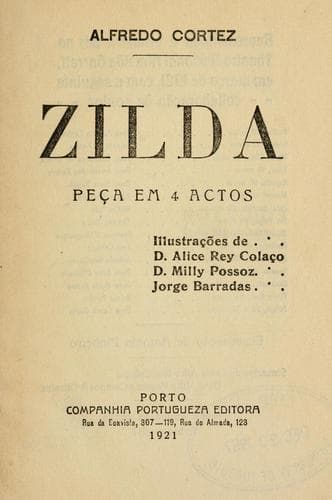 Zilda: peça em 4 actos