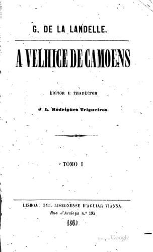 A velhice de Camoens
