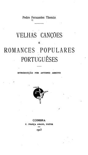Velhas canções e romances populares portuguêses