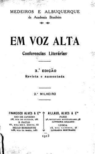 Em voz alta: conferencias literárias