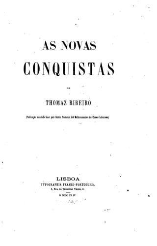 As novas conquistas