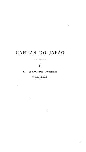 Cartas do Japão ...
