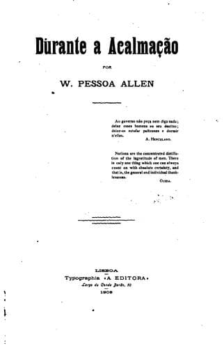 Durante a acalmação