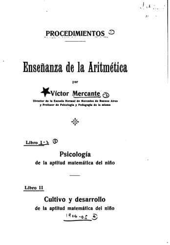 Enseñanza de la aritmetica