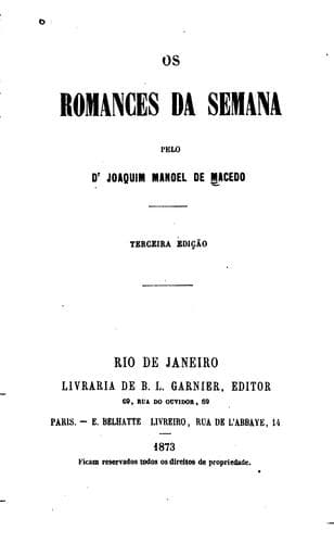 romances da semana