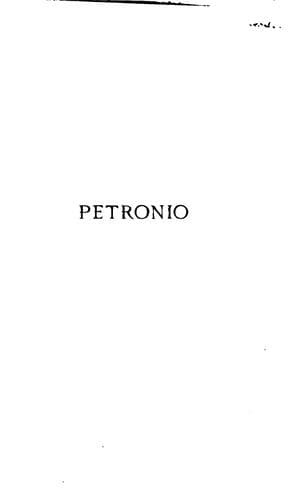 Petronio, peça livremente extrahida de romance Quo vadis de Henryk Sienkiewicz