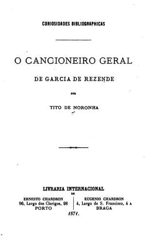 O Cancioneiro geral de Garcia de Rezende