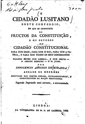 O cidadão lusitano: breve compendio, em que se demostrão os fructos da ...