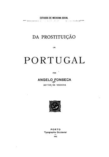 Da prostituicao em Portugal