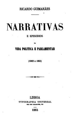 Narrativas e episodios da vida politica e parlamentar, 1862 e 1863
