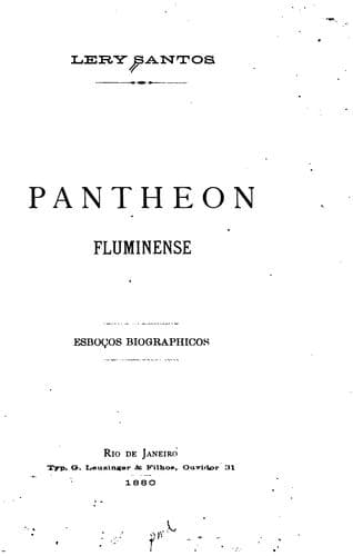 Pantheon fluminense: esboços biographicos
