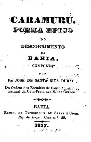 Caramurú: Poema epico de descobrimento da Bahia