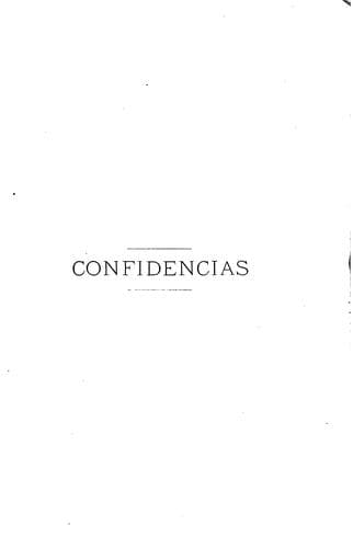 Confidencias: versos