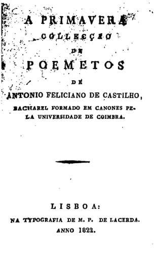 A primavera: collecção de poemetos