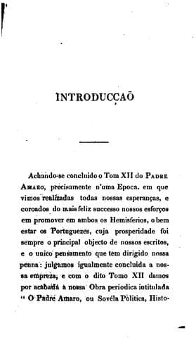 O padre amaro, ou Sovéla, politica, historica, e literaria [ed. by J.J. Ferreira de Freitas ...