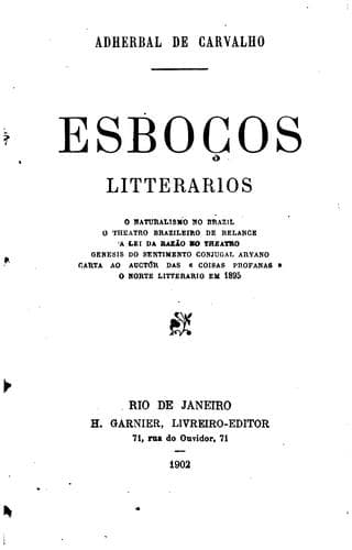 Esboços litterarios