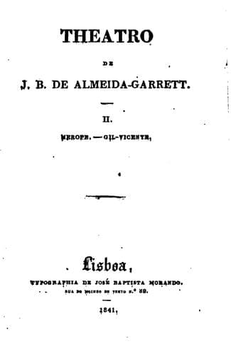 Theatro de J.B. de Almeida-Garrett