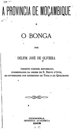 A provincia de Moçambique e o Bonga