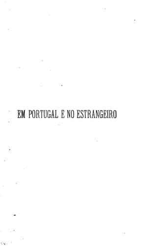 Em Portugal e no estrangeiro: (ensaios criticos)