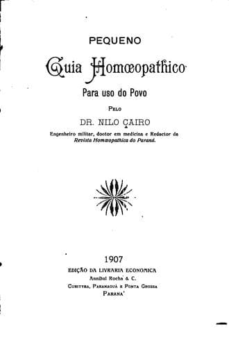 Pequeno Guia Homoeopathico...