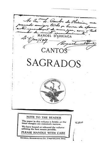 Cantos sagrados