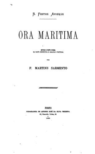R. Festus Avienus: Ora maritima