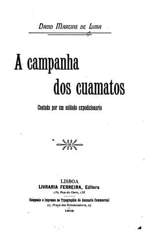 A campanha dos cuamatos