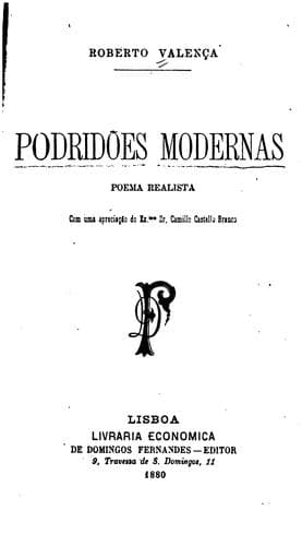 Podridões modernas: poema realista