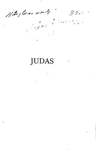 Judas: romance lirico em quatro jornadas