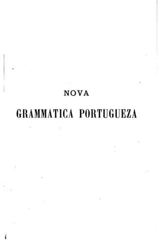 Nova grammatica portugueza