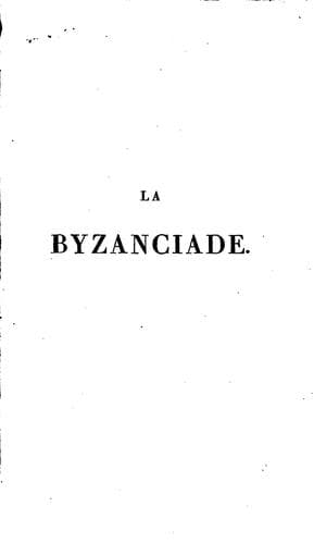 La Byzanciade