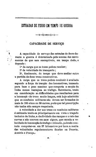 Estradas de ferro em tempo de guerra