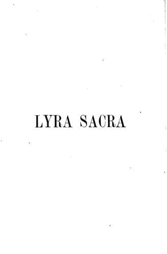 Lyra sacra: canticos a Nosso Senhor