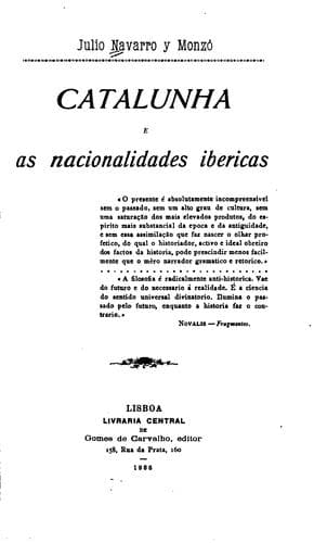 Catalunha e as nacionalidades ibericas
