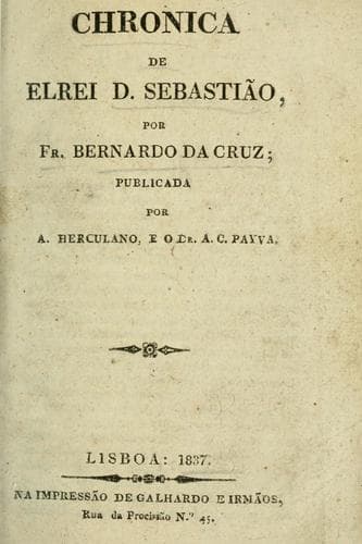 Chronica de elRei D. Sebastião