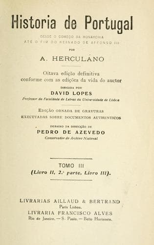 Historia de Portugal desde o começo da monarchia até o fim do reinado de Affonso III