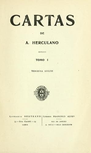 Cartas de A. Herculano.