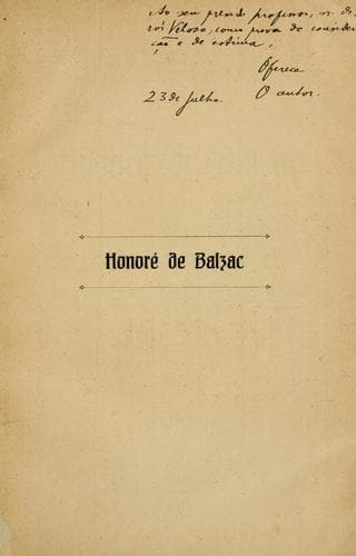 Honoré de Balzac.