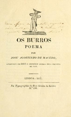 Os burros: poema