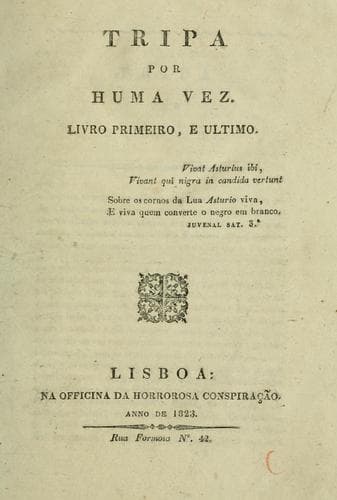 Tripa por hum vez: livro primeiro, e ultimo.