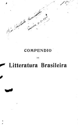 Compendio de litterarura brasileira