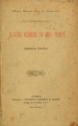 Alguns homens do meu tempo (impressões litterarias