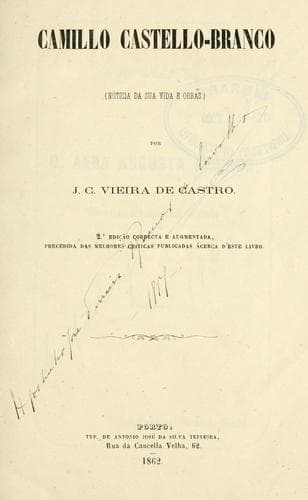 Camillo Castello-Branco: noticia da sua vida e obras