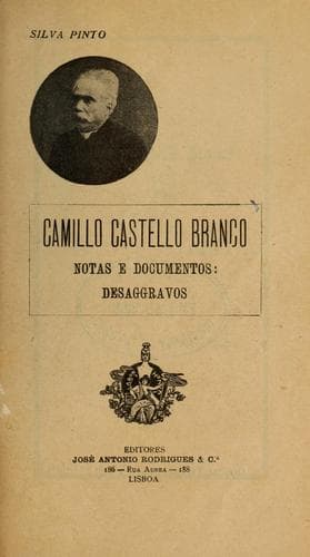 Camillo Castello Branco: notas e documentos: desaggravos.