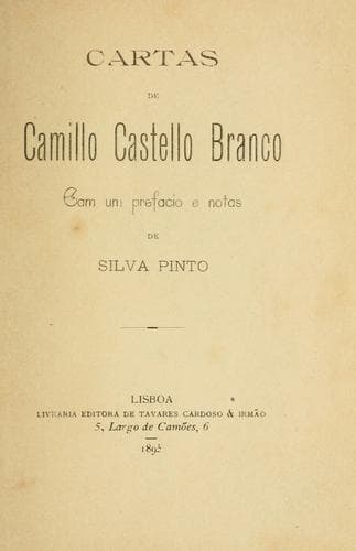 Cartas: Com um pref. e notas de Silva Pinto