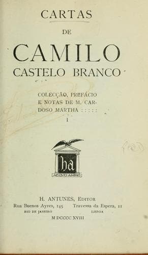 Cartas de Camilo Castelo Branco