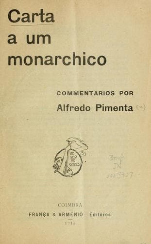 Carta a um monarchico