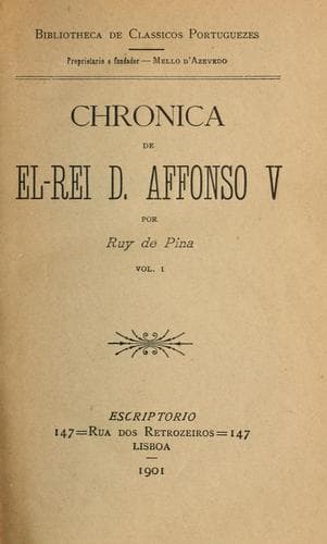 Chronica de el-rei D. Affonso V.