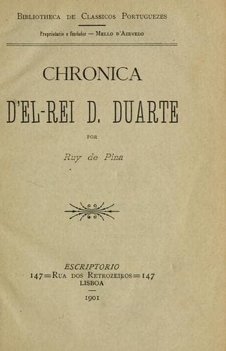Chronica d'el-rei d. Duarte