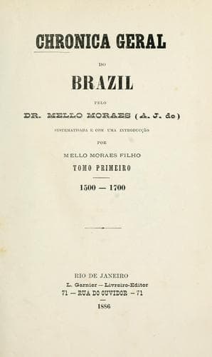 Chronica geral do Brazil